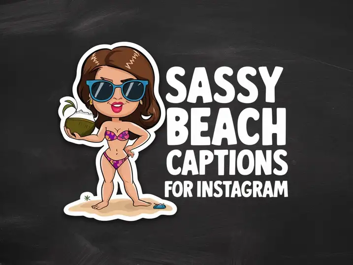 Sassy Beach Captions for Instagram