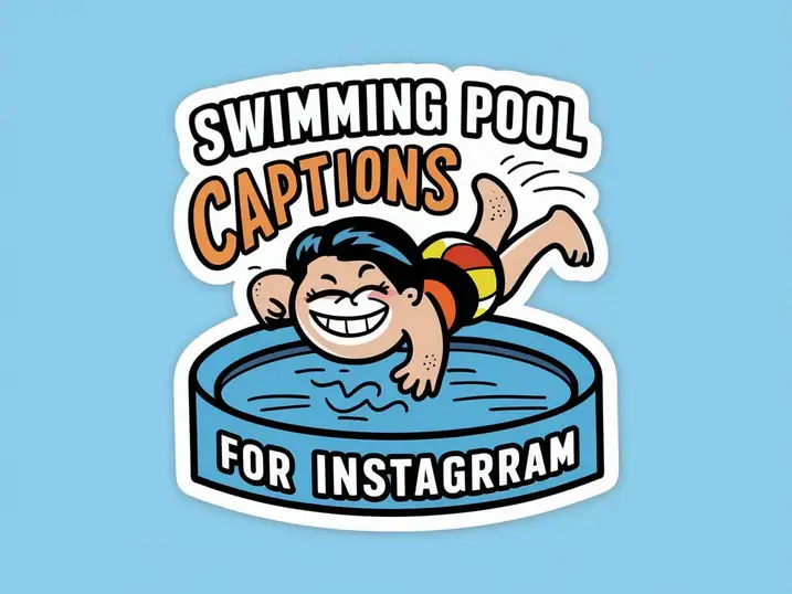 swimming pool captions for instagram