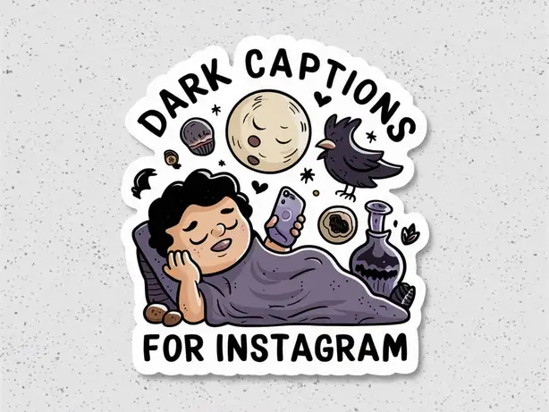 Dark Captions for Instagram